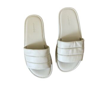 Vince Women's Off-White Slide Sandals